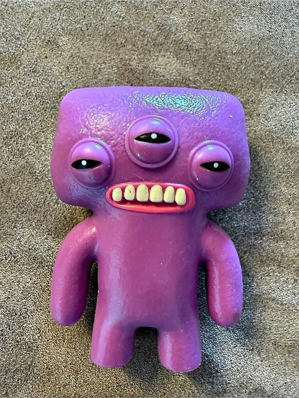 Fuggler Annoyed Alien Vinyl Figure Purple & Pink